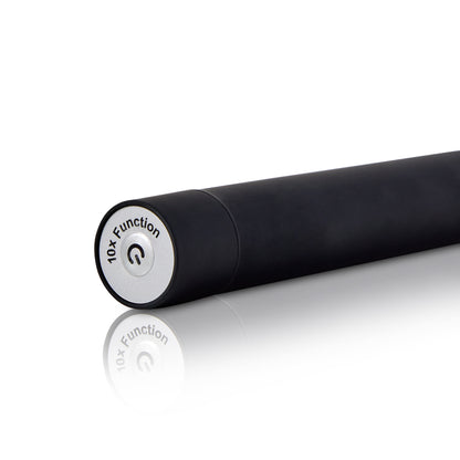 10 Function Lady Finger Vibrator Black