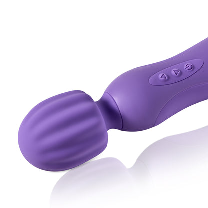 10 Function Magic Wand Vibrator Purple
